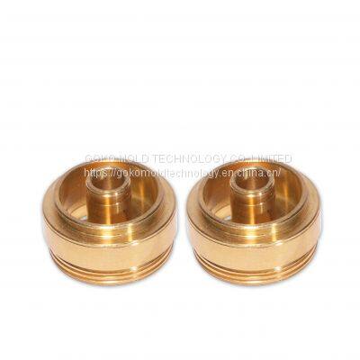 CNC Lathe Precision Brass Parts Vape Tank Fixed Seat High Precision Machined Parts 4.0 Manufacturer Customized photo-3