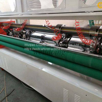 Automatic flexo printer slotter die cutter stacker machine