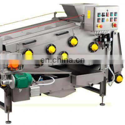 Industrial belt type apple juice pressing machine/NFC apple juice