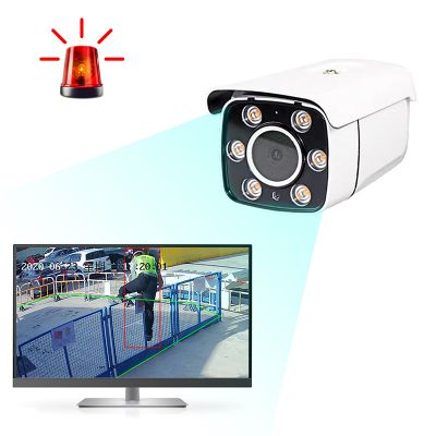 AI personnel intrusion detection cameras  outdoor security camera 4k