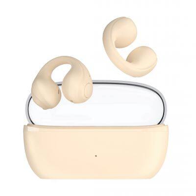 Bone Conduction Headphones TWS Earbuds Ear Clip Touch Wireless Earphone In-Ear TWS Bass Sports Headset