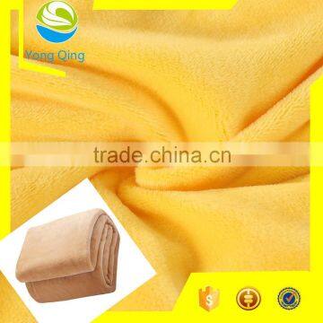 china supplier korean warp knitting fabric for plush blanket