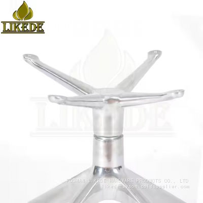 High Quality Aluminum Swivel Chair Base Metal Tube Sofa Legs Furniture Accessories photo-4