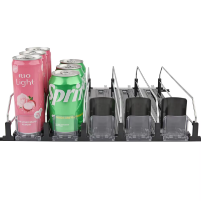Bottled Soda Can Drink Dispenser Organizer for Refrigerator photo-2