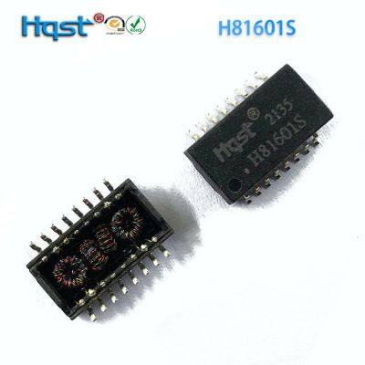 100Mbit SOP16 LAN Transformer H81601S | Direct Replacement for Pulse H1102NL | RJ45 Network Filter Module With Discrete Magnetic photo-2