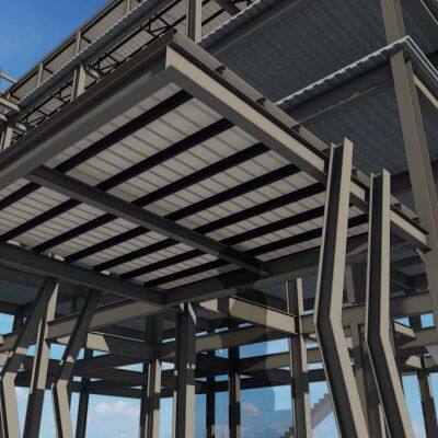 Four Floor Pre-engineering Building Steel Structure Building Structural Steel Building Steel Structure Frame photo-3