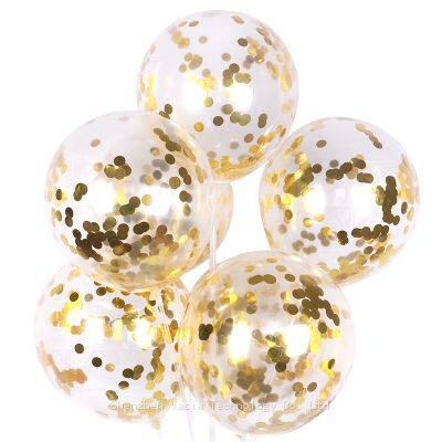 Factory Direct 100 Pcs Confetti Balloons Set - Silver and Gold Mix, Customizable Printing for Corporate Events