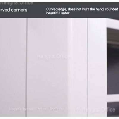 Scratch-Resistant Metal Library Rack SS-DF436 With Curved Safety Corners &Modular Knock-down Structure for School Reading Rooms & K-12 Education photo-3