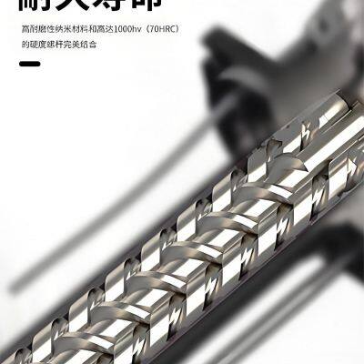 Прецизионно обработанный ротор трехвинтового насоса, металлическое исполнение, настраиваемый, прочные запасные части для промышленных систем перекачки жидкостей