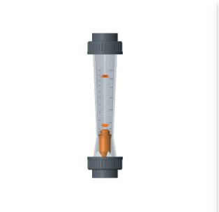 Variable Area Flow Meter Rotameter PVC PVDF Water Flow Meter for Water Treatment Pipeline Monitoring
