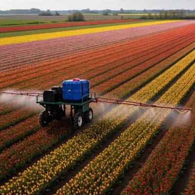 Tracteur pulvérisateur, moteur à essence approuvé par la CE et l'EPA, pulvérisateur agricole à forte puissance à essence pour les champs de soja Vigorun SPRY600