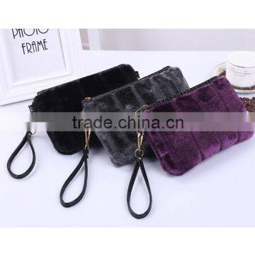 Imitation Rabbit Fur Lady Handbags Small Women Casual Cony Bags Handbag Cheap Designer Handbags photo-2