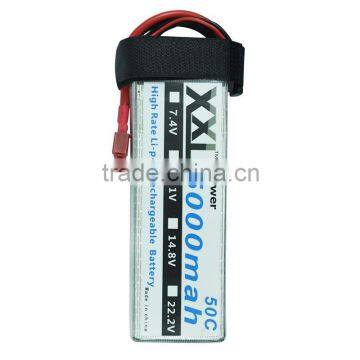 XXL High Rate 5000mah 18.5v 50c rc Car Bettery Pack for RC Car RC Truck