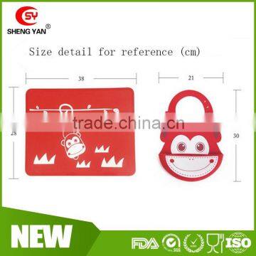 Customized Food Grade Silicone Baby Kids Placemat Bib/table Mat Quality Choice photo-2