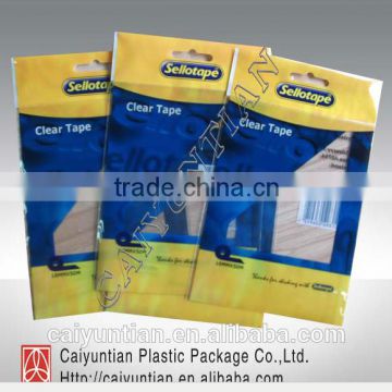 High Quality Plastice Bag for sellotape with Colour Printting,custom printed bags for sellotape