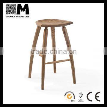 2016 new design high leg bar furniture American ashwood stool bar stool