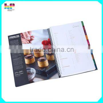 hardcover cook book with new design high quality