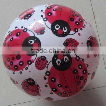 Dual color printed ball/PVC toy ball/inflated non-toxic ball