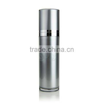 150ml Acrylic Lotion Pump Bottle silver gray pump bottle