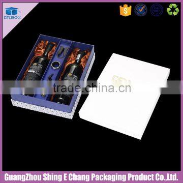 China supplier direct custom empty red wine box