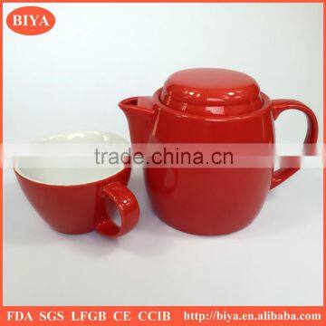 Coffee Pot 2016 Customized Plain White Ceramic Tea Pot & Kettle photo-2