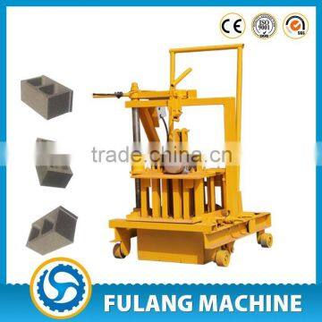 QT40-3C Mini mobile or moving egg laying hollow Brick factory for sale in india