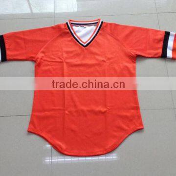 2015 hot sale women's baseball jersey sale/baseball jersey plain