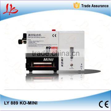 KO-Mini 5 in 1 LY 889 Vacuum Laminating Machine Built-in Mini LCD Bubble Remove Machine Max 7 inches non pump non-air compressor