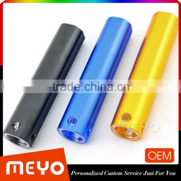 Polished rechargeable flashlight in power bank for cell phone