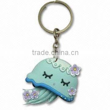 2d soft pvc keychain