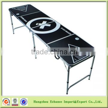 New Design Portable Folding Beer Pong Table Official Beer Pong Outdoor Aluminun