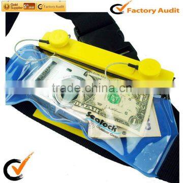 Hight quality waterproof pvc beach bag for passport or wallet