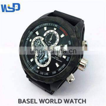 Luxury Sports Watch With Carbon Fiber Strap photo-2