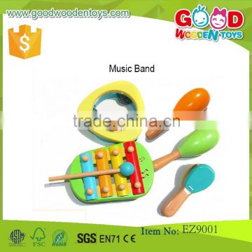 2015 Hot New Product 5-Piece Set Wooden Musical Instruments for Children