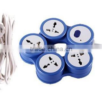 new invention universal circle socket electrical color glass plug socket safe made in china extension socket