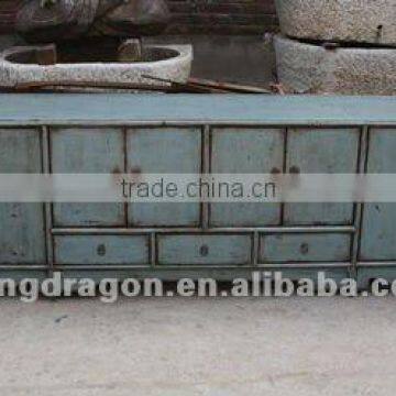 Chinese antique furniture pine Jilin Six Door Two Drawer Cabinet