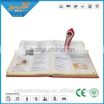 OEM/ODM Educational toys Tell story reading pen with audio English Chinese Pictures Dictionary