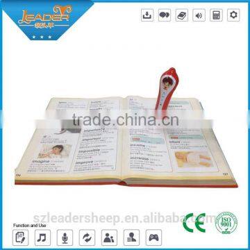 OEM/ODM Educational Toys Tell Story Reading Pen With Audio English Chinese Pictures Dictionary