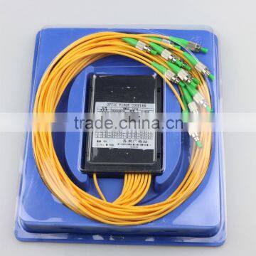 high qualityFTTH 1 * 16 FC /APC connector FBT fiber optic coupler