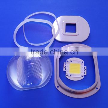 New Anti-dazzle 100w bridgelux cob led with lens for Streetlight