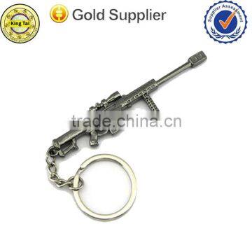 Custom on sale zinc alloy 3d effect keychain gun