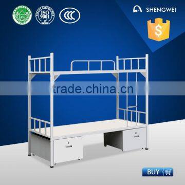 Commercial furniture modern appearance bunk bed for hotels