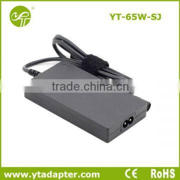 65W Factory Price Slim Multi Pin Power Adapter CE/RoHS/ErP