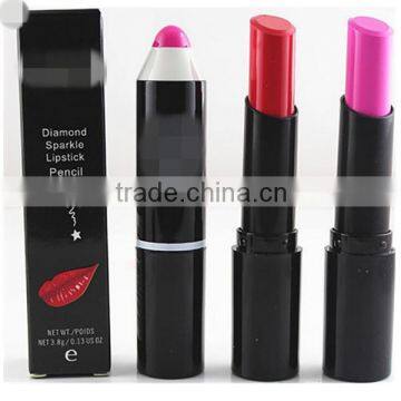 New 12 colors waterproof lipstick fashional makeup lip cream cosmetics magic lip gloss