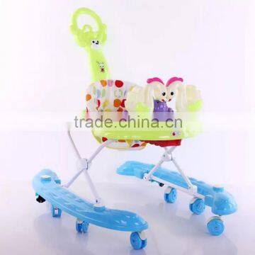 China promotional toys cheap plastic baby walker wholesale /xecurity kind walker with beautifuf color high quality