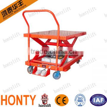 Hot sell Movable Manual or Electric Motor pallet lifts lift tables