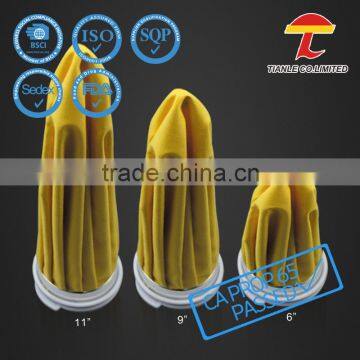 yellow color 9" medical usage plastic ice bag