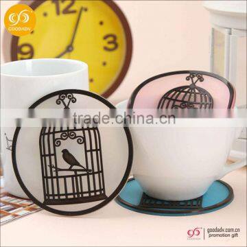 China Supplier Customization Eco-friendly Soft PVC Coasters/blank Plastic Coasters photo-2