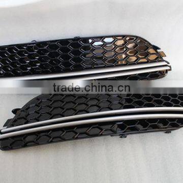 a6 C7 Black abs Front Bumper Grille Grid