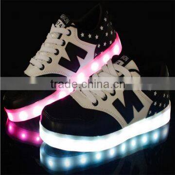 LED street dance luminous shoes glow fluorescent shoes